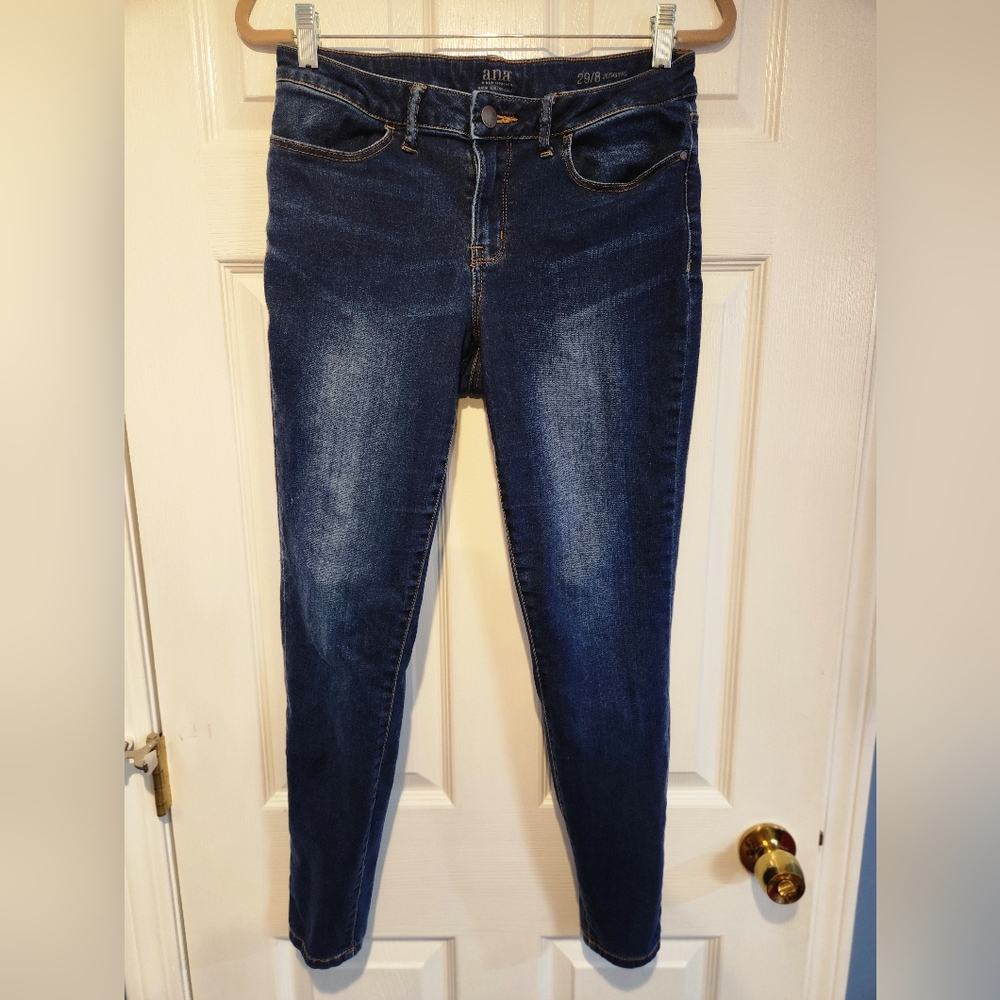 a.n.a Dark Blue Skinny Jeans